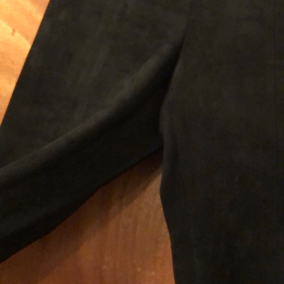 NWOT Zara basics micro suede black skinny pants sz M - Picture 6 of 11